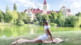 Real Time | Wonderful Yoga Flow in The Park | Deep Relaxation with Mirra #yoga#contortion#stretching #6