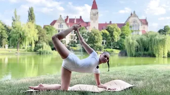 Real Time | Wonderful Yoga Flow in The Park | Deep Relaxation with Mirra #yoga#contortion#stretching #7