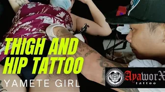 HIP & THIGH TATTOO - YAMETE GIRL