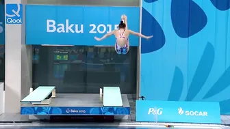 Women's Diving | Kaja Skrzek (Poland) | 1m Springboard | Olympics #3