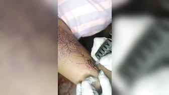 Thigh Tattoo - Mandala Design #2