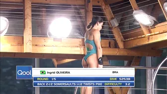 Ingrid Oliveira | Round 1 - 10m Platform Diving | olympics 2024 #5