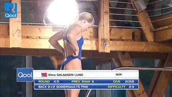 Elma Lund (Norway) | 10m Platform Diving Round 4 | Olympics 2023 #3