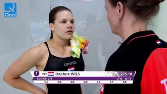 Women's Diving | Daphne Wils (Netherlands) | 1m Springboard | Olympics #6