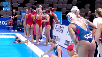 Women's Water Polo (Serbia vs. Spain) | Intense Battle in the Pool #7