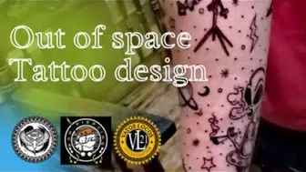 Out of space tattoo design - lakas mo boss pandamoto