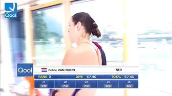 Celine Van Duijn (Netherlands) | 10m Platform Diving | olympics 2024 #3