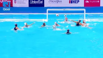 Women's Water Polo (Slovakia vs. Italy) | Intense Battle in the Pool #3