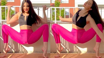 Opening Chakras Balcony Yoga & Spilling The Tea About My Life #contortion#yoga#stretching