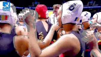 Women's Water Polo (Romania vs. Greece) Intense Battle in the Pool #4