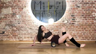 Real Time | Best Exercises with Roller | Full Body Stretch with Mirra #contortion#yoga#stretching #10