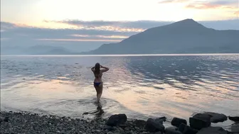 Norway ♥️♥️♥️♥️ swimming in the fjord. Моржевание, закаливание #1