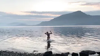 Norway ♥️♥️♥️♥️ swimming in the fjord. Моржевание, закаливание #9