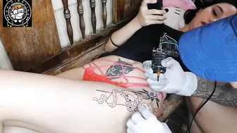 Grabe kinis ni boss mapagmahal - Thigh Tattoo #10