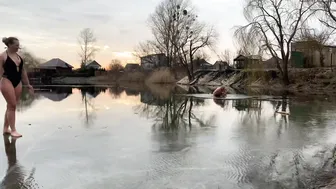 19.01.2023, swimming in ice water, закаливание, моржевание #10