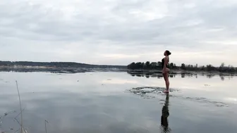 19.01.2023, swimming in ice water, закаливание, моржевание #4