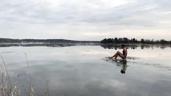 19.01.2023, swimming in ice water, закаливание, моржевание #5