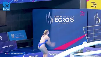 Caroline Kupka - 1m Springboard Diving Round 3&4 | to Olympics 2024 #4