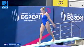 Caroline Kupka - 1m Springboard Diving Round 3&4 | to Olympics 2024 #8