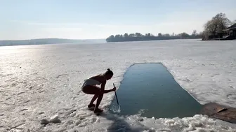 24.02.2022. War. From Ukraine. We are against. We want to be free… Swimming in cold water #4