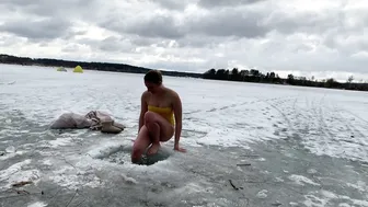 14.02.2023, Valentine’s day, swimming in cold water, моржевание, закаливание #8