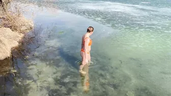 March, swimming in ice water. Моржевание, закаливание №2 #2