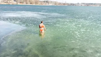 March, swimming in ice water. Моржевание, закаливание №2 #3