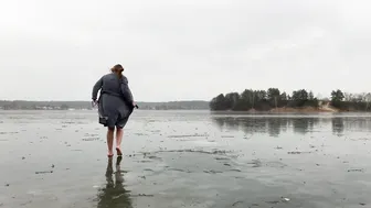 December, +3, swimming in ice water, закаливание, моржевание #4