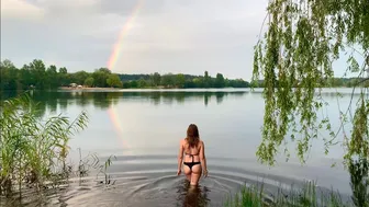 July 2023, swimming, rainbow ♥️♥️ #1