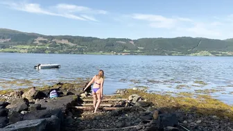 Моржевание в Норвегии ♥️♥️♥️♥️ Swimming in Norway ♥️♥️♥️♥️ #2