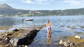 Моржевание в Норвегии ♥️♥️♥️♥️ Swimming in Norway ♥️♥️♥️♥️ #3