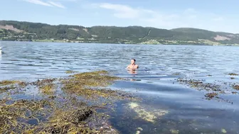 Моржевание в Норвегии ♥️♥️♥️♥️ Swimming in Norway ♥️♥️♥️♥️ #9