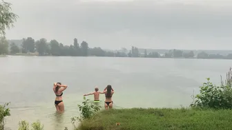 Swimming in the summer rain #1