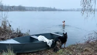 November, +3, winter swimming, закаливание, моржевание #7