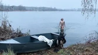 November, +3, winter swimming, закаливание, моржевание #8