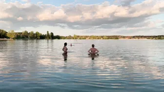 July 2023, swimming with sisters #9