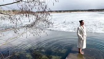 27.03.2022, +2, Swimming in ice water, закаливание, моржевание #2