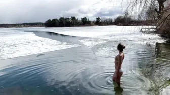 27.03.2022, +2, Swimming in ice water, закаливание, моржевание #6