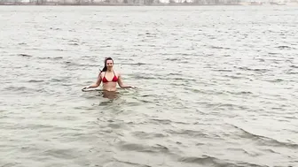 January, swimming in cold water, закаливание, моржевание #8