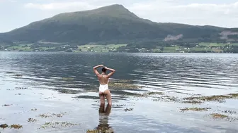 Моржевание в Норвегии. Swimming Norwegian fjord ♥️♥️♥️♥️ #5