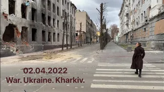 02.04.2022 Ukraine. Kharkiv.