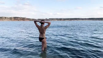 03.12.2021, +9, 14:00, закаливание, моржевание, winter swimming #3