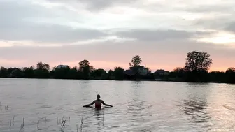 17.05.2021, вода +16, 19:30, вечерний заплыв, закаливание #7