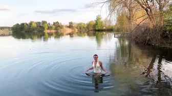 30.04.2022, +14, evening swimming in cold water #7