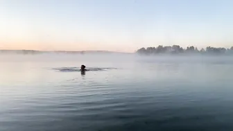 7.09.2021, +4, 6:00, morning swimming, закаливание #6