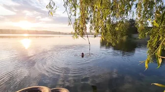 25.05.2021, +13, 5:15, заплыв на рассвете, закаливание, morning swimming #9