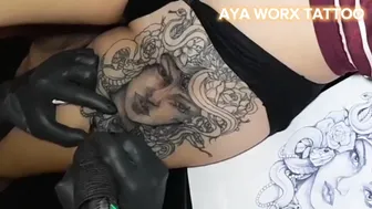 medusa tattoo by ayaworxtattoo #3