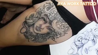 medusa tattoo by ayaworxtattoo #4