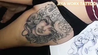 medusa tattoo by ayaworxtattoo #5