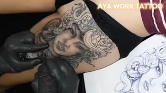 medusa tattoo by ayaworxtattoo #6